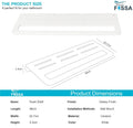 Ceramic Wall Mounted Towel Shelf White Quartz (RW-127)